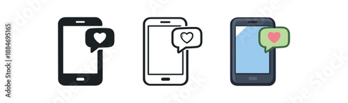 tiny joys phone with single message bubble from friend calm