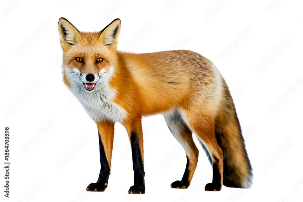 Fototapeta premium Full body shot of a fox