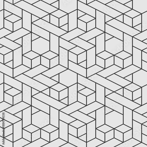 Abstract geometric seamless pattern.