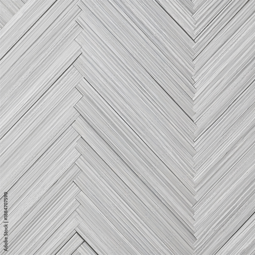 Obraz premium Herringbone Wood Floor Pattern Featuring White Wooden Tiles