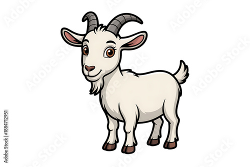 Cartoon goat illustration