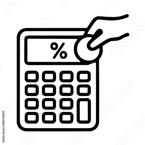 FICA Tip Credit Calculator US Fiscal Policy Icon