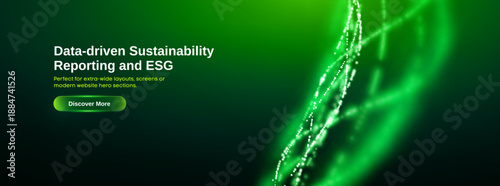 Energy bg green esg ai csr background sdg technology and ppt for a sustainable economy. Circular co2 design with growth or dark light ev plant and abstract icon tech. Digital template.