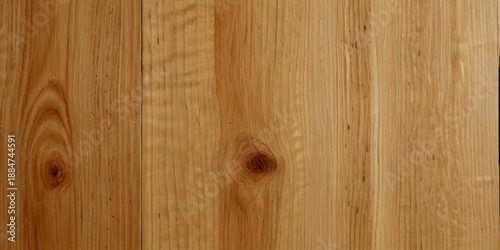 Old Style Horizontal Wooden Plank Texture Background in Natural Light Brown Color with Smooth Timber Surface, Visible Grain Details, and Rustic Character for Interior Design