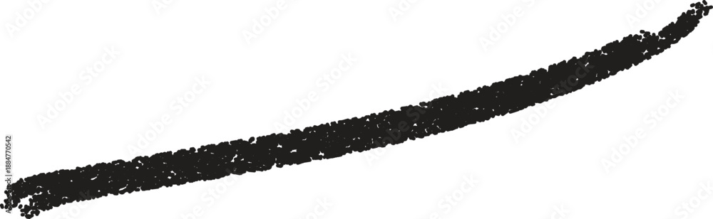 Fototapeta premium Hand drawn brush underline stroke vector