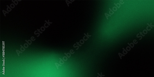 A gradient of deep green tones fades into darkness creating an abstract and textured visual experience