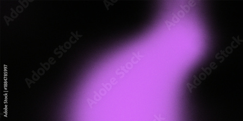 A softly blurred vibrant pink and purple gradient creates an abstract atmospheric form against a dark background