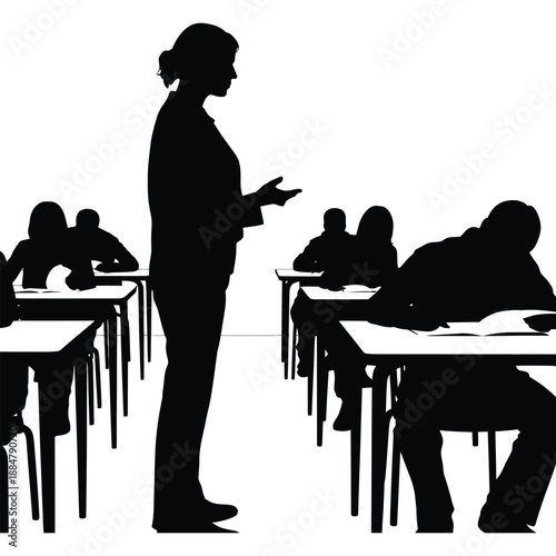 Silhouette of people and couple sitting in a cafe