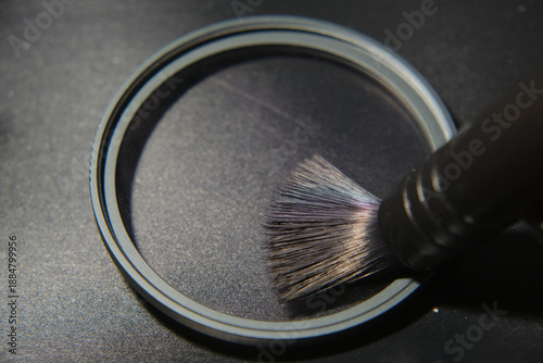 Fotografia Close-Up of Camera UV and Polarizing Filters