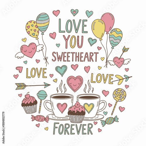 Celebrate love with sweetheart forever
