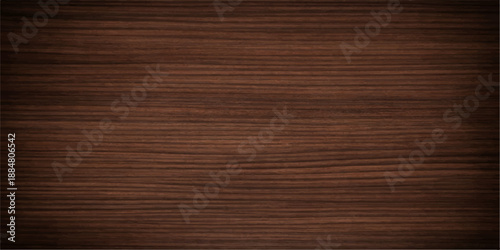 A dark brown natural wood grain texture featuring an old wooden plank surface with an oak timber pattern design for a rustic hardwood floor or wall background