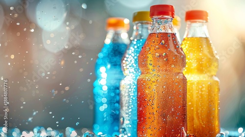 A photo of electrolyte drinks