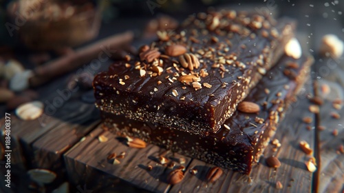 A photo of energy bars