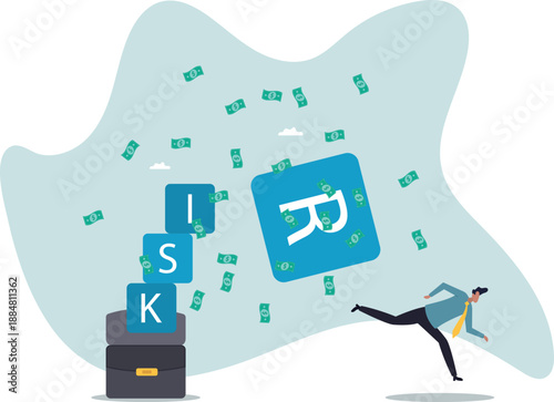 Risk averse, avoid or minimize risk, run away from uncertainty, fear or safety decision for investment,about a man and his life.