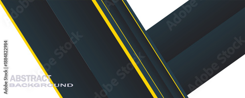 Abstract background blue yellow line stripes with modern corporate concept for presentation design