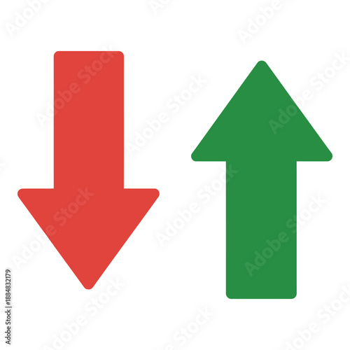 Simple up and down arrows
