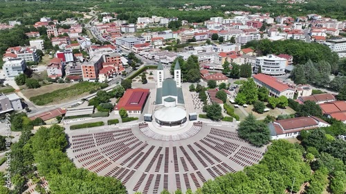 Outdoor prayer space Medjugorje church