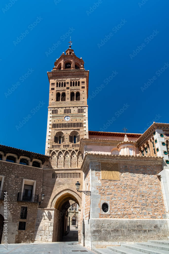 Obraz premium Bell tower of Teruel Cathedral