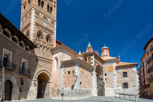 Cathedral of Teruel and bell tower view