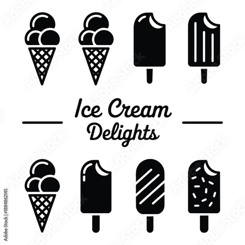 Ice cream delights collection