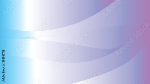 Abstract gradient waves isolated on white background, Vector