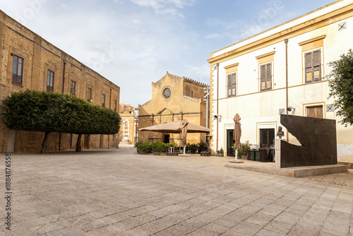 Religious Architecture of Church of Saint Mary of the Assumption (Duomo di Santa Maria Assunta – Chiesa Madre) in Castelvetrano, Province of Trapani, Italy.