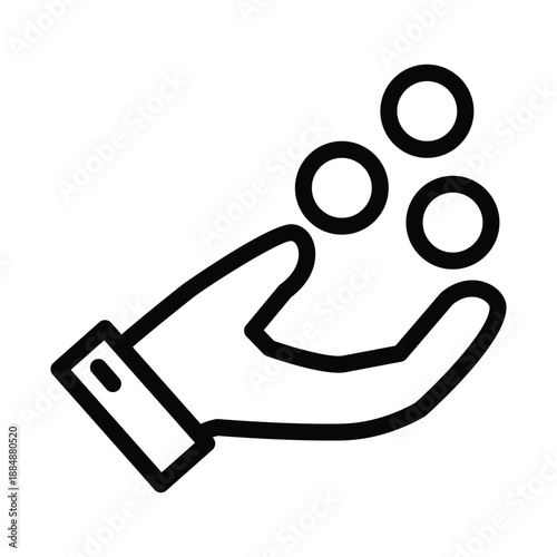 Cash Flow outline icon vector design good for web or mobile app