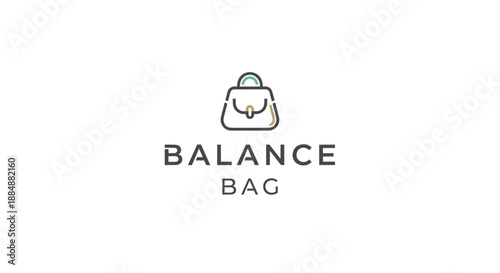 Simple Handbag Logo Design Illustration 1.
