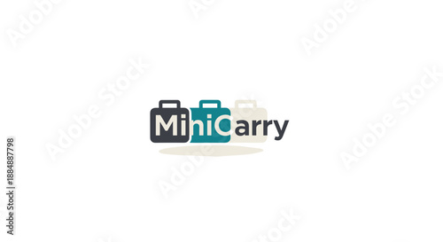 MiniCarry Camera Bag Logo Design Element.