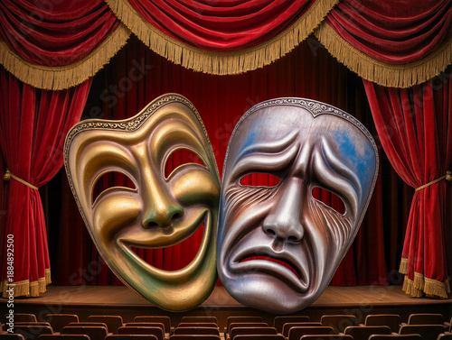 comedy and tragedy masks