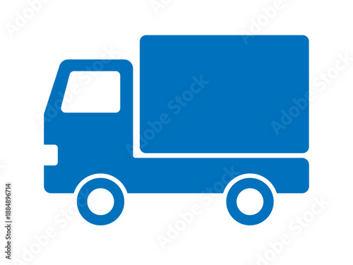 トラックのシルエット（配達のアイコン）