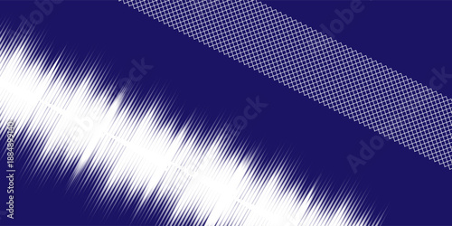 Mesh texture for fishing nets. Grunge pattern of net shapes. Abstract halftone wave dots background. Futuristic twisted grunge pattern, dots, circles.