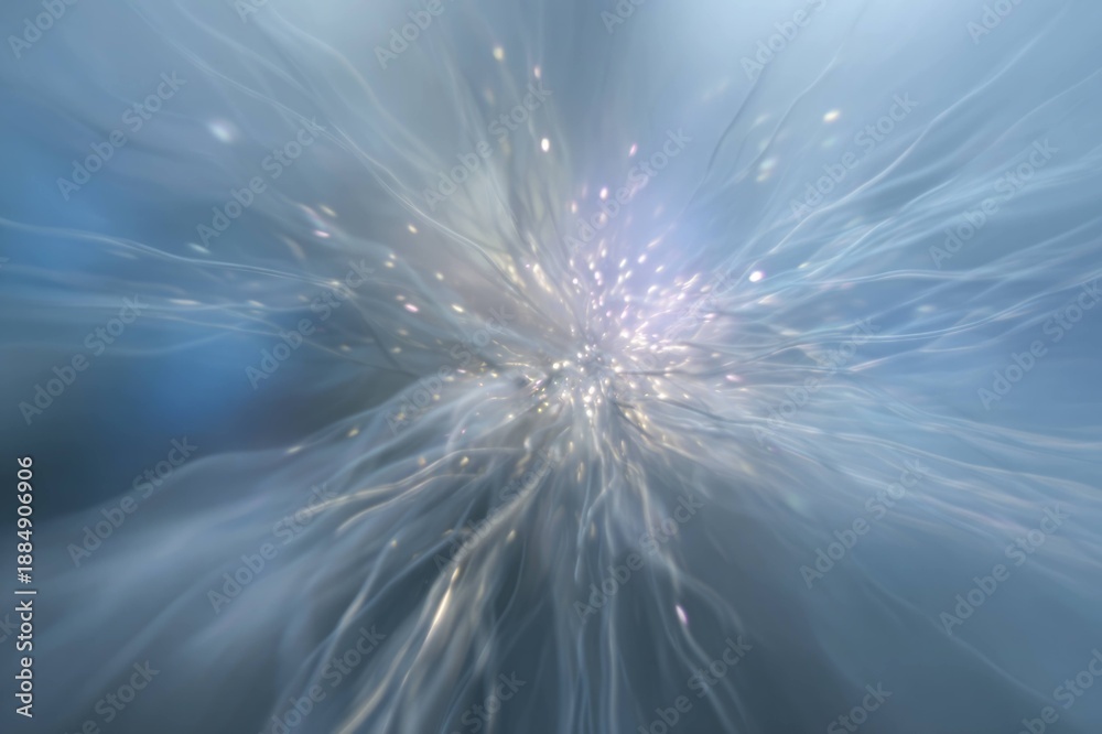 Fototapeta premium Abstract Winter Light Burst