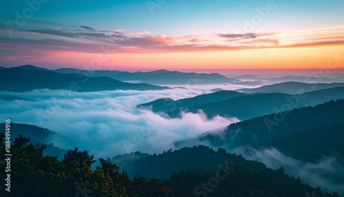 color grading, fog layer copy space 