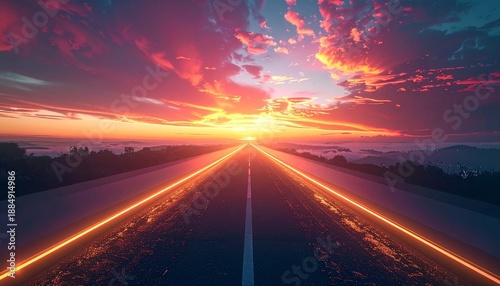 color grading, leading line path, 