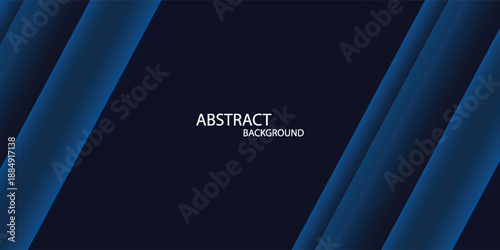 Wallpaper Mural Dark blue modern business abstract background. Vector illustration design for presentation, banner, cover, web, flyer, card, poster, wallpaper, texture Torontodigital.ca