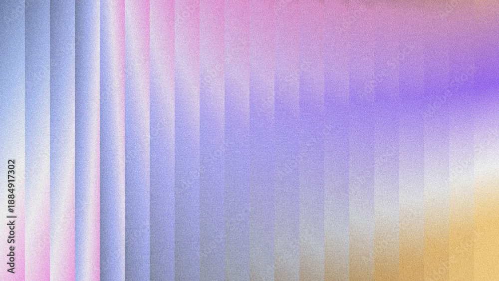 Obraz premium Grainy abstract background with soft vertical gradients blending lavender, pink, and warm gold tones. 