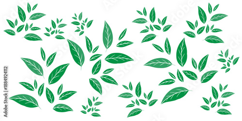 Line art illustration of Japanese tea set with teapot, cups, and tea leaves. Hand drawn continuous line representing tea ceremony, calm moment, and traditional culture.