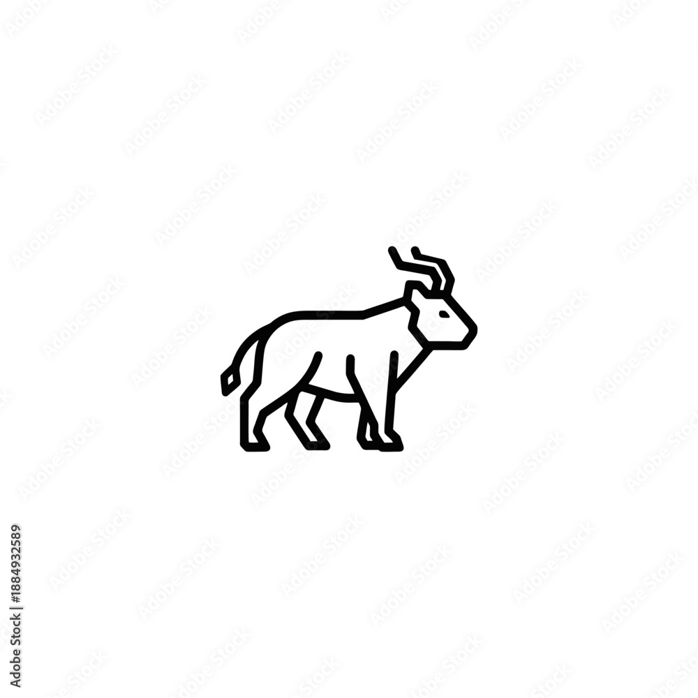 Fototapeta premium vector image of a horse