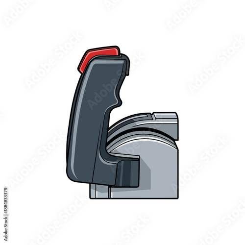 Aircraft throttle lever, control panel, aviation industry