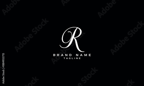 6R R6 6 AND R Abstract initial monogram letter alphabet logo design