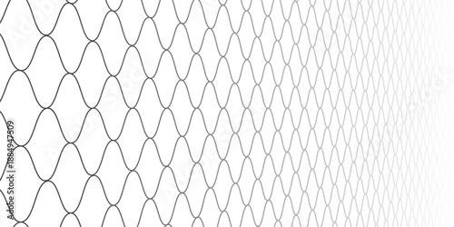 Mesh texture for fishing nets. Seamless pattern for sportswear or soccer goal, volleyball net, basketball hoop, modern illustration.