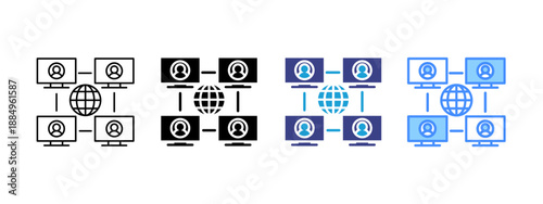 Remote icon set multiple style collection