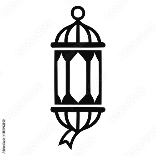 Wallpaper Mural Decorative Islamic Lantern Silhouette for Ramadan and Eid Torontodigital.ca