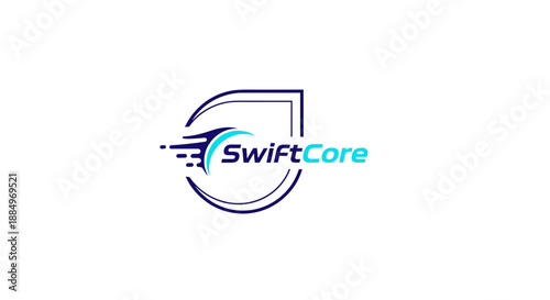 SwiftCore Logo Design Element.