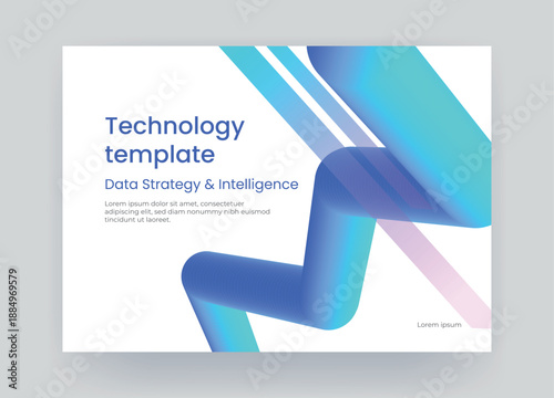 브로슈어 및 북커버 디자인 템플릿