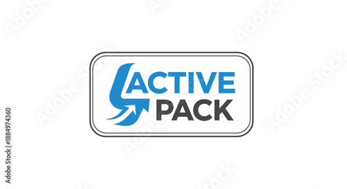 Active Pack Logo Design Element.
