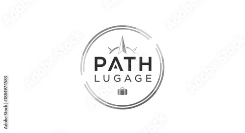 Path Luggage Logo Design Element 2.