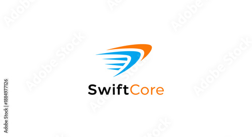 SwiftCore Logo Design Element Corporate Identity.