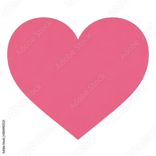 Pink heart icon isolated on transparent background isolated on transparent background